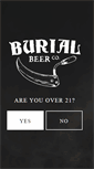 Mobile Screenshot of burialbeer.com
